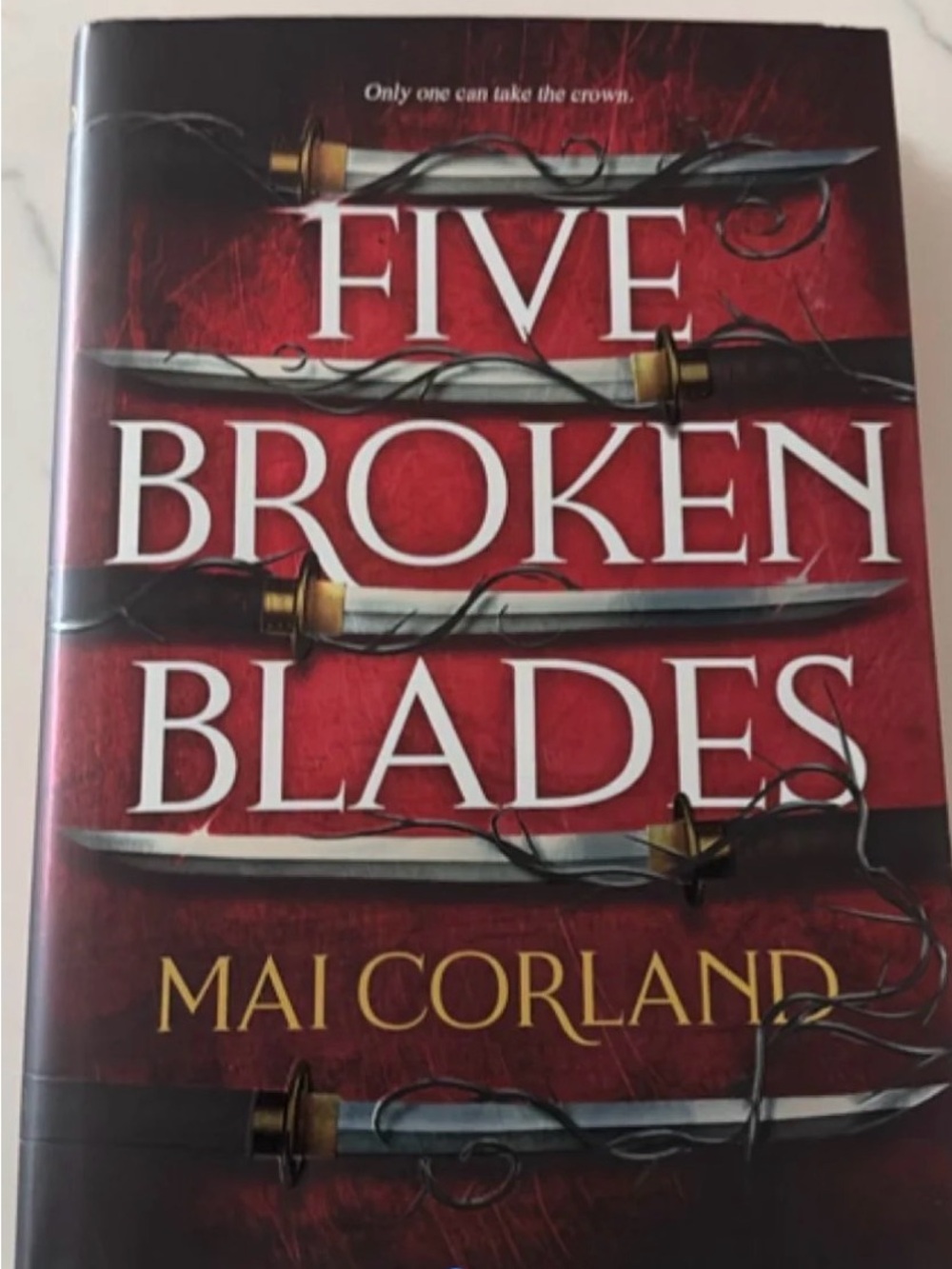 Five Broken Blades Hardcover Coffee Table Book - Red